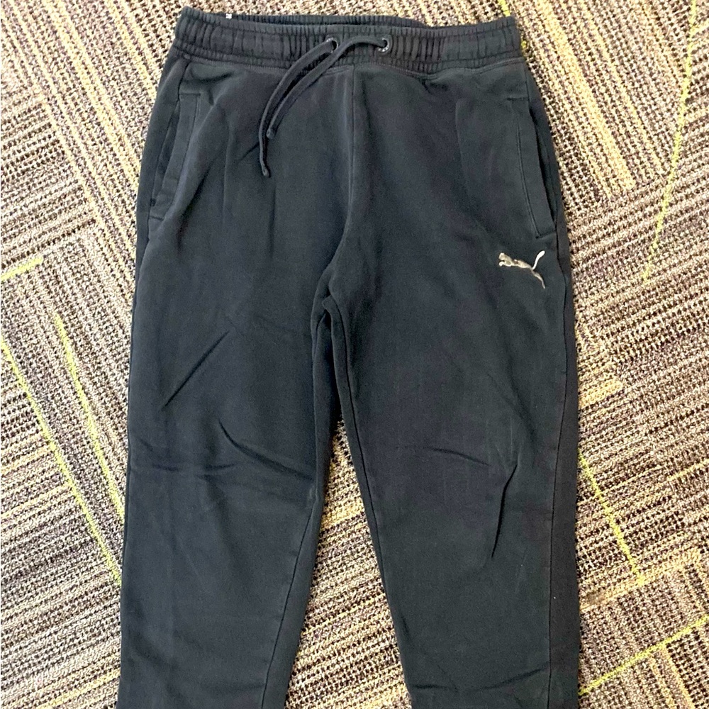 Men’s Medium Black Puma Sweatpants